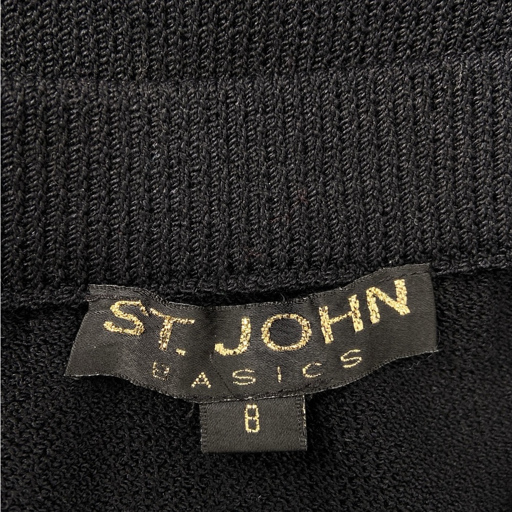 ST JOHN BASICS skirt, black, 8‎ - Picture 5 of 6